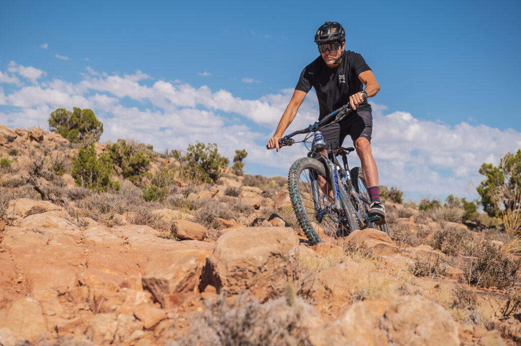 Zoic MTB clothing, Bar M trails Moab Utah